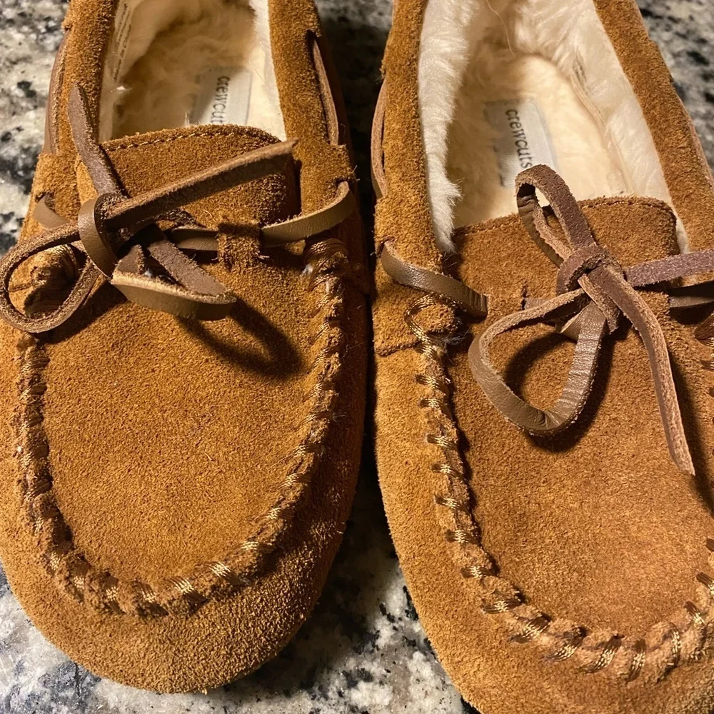 J.crew kids moccasins. Very good condition. Never worn.